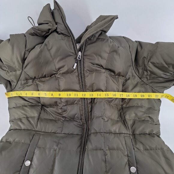 Eddie Bauer Women’s XL Goose Down Winter Coat – Long, Hooded, Warm Puffer Parka - Picture 8 of 13